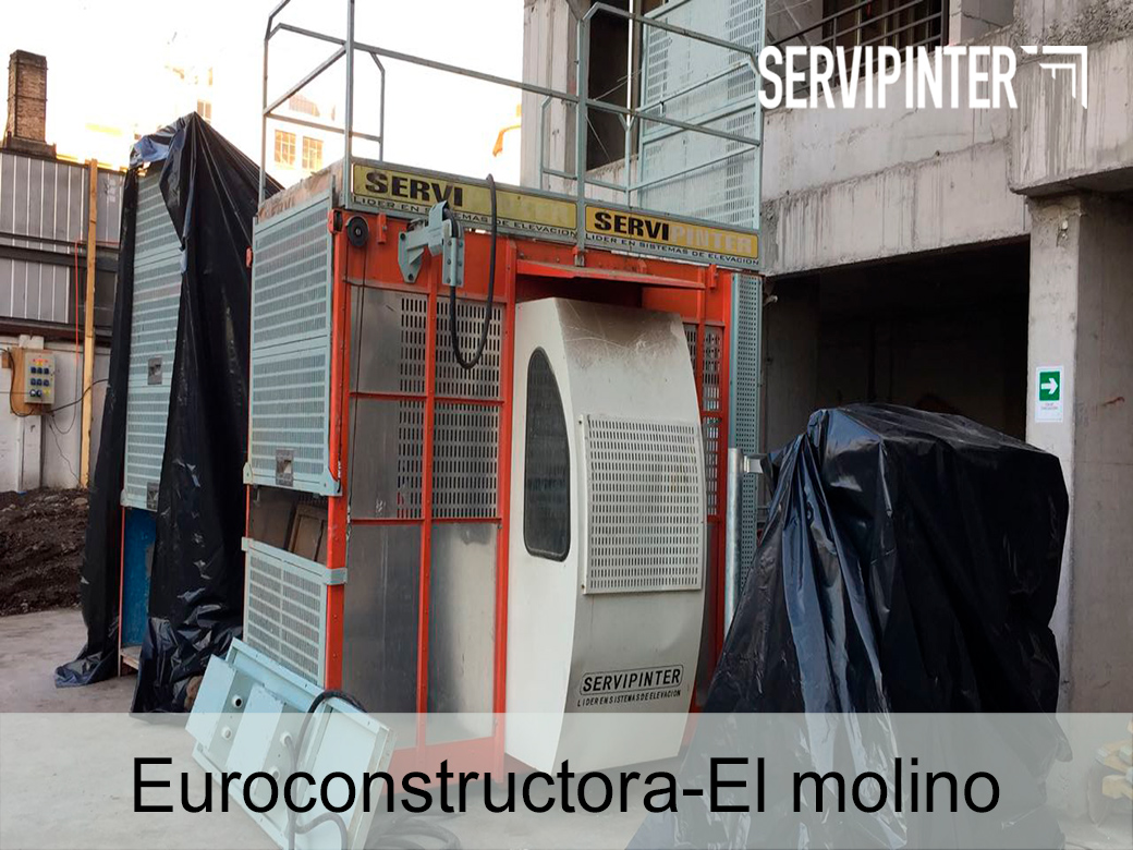 andamios colgantes Euroconstructora El molino